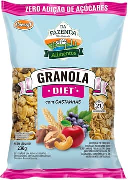 LUBEX Granola Com Castanhas Diet 230G