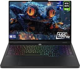 Lenovo Laptop para jogos Legion Pro 5, Intel Ultra 7-255HX, 64 GB DDR5 RAM, SSD PCIe de 40.6 cm, WQXGA de 16 polegadas (2560 x 1600) 165 Hz, Nvidia G-Force RTX 5070, retroiluminação RGB de 24 zonas