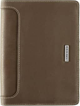 AT-A-GLANCE Agenda Day Runner Harrison para telefone e endereços, diretório, 13 x 21 cm, tamanho 4, marrom (1124-0286)