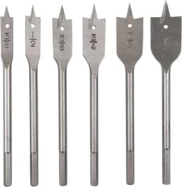 EDA Brocas Chatas Na Cartela Jogo Com 6 Peças Eda