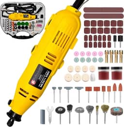 Led Tools Mini Retifica Profissional 500W 210 Pçs Amarela - 220V