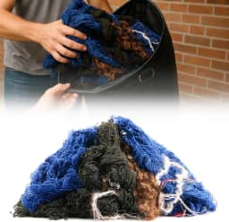 Refil de saco de pancadas de 3,6 kg, enchimento de saco de feijão de boxe, recheio de retalhos de tecido têxtil desfiado para adultos Muay Thai e mais