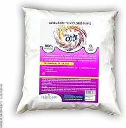 UltraOXI Alvejante em Pó Sem Cloro, 1kg, Remove Manchas em Roupas Brancas e Coloridas