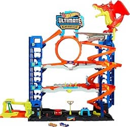 Hot Wheels City Pista de Brinquedo Ultimate Garage para crianças a partir de 4 anos
