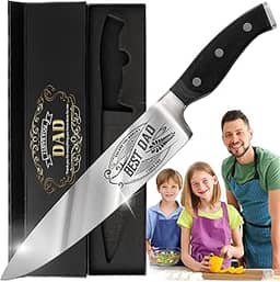 CUTLINX para pai da filha, filho - presentes para pai e homens - Ideias de presente de feliz aniversário para pais - Melhor presente para pai - Conjunto de presente de faca de cozinha