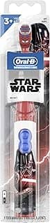 Oral-B Escova de dentes elétrica para crianças com tecnologia Star Wars da Disney para crianças a partir de 3 anos, macia (os personagens podem variar)