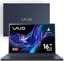 Notebook VAIO FE16 AMD Ryzen 5-5625U Linux 8GB RAM 256GB SSD Wi-Fi 6 Tela 16'' IPS WUXGA Antirreflexo - Cinza Grafite - VJFE69F11X-B0411H - Permite upgrade de memória RAM e SSD