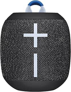 Caixa de Som Bluetooth Ultimate Ears WONDERBOOM 3, Portátil, À Prova D´Água e Poeira, Flutuante, Som Grave de 360 Graus, Alcance de 40M e 14h de Bateria - Preto