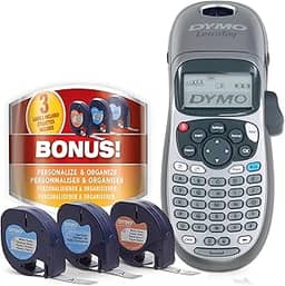 Rotulador Eletrônico, Dymo, Letratag Plus, LT100H, 1955663, Cinza
