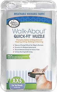 Four Paws Focinheira para cães de ajuste rápido Walk-About 0-PPP