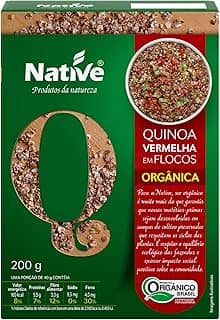 Flocos Quinoa Vermelha Orgânica, Native, 200 g