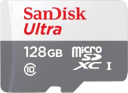 Cartão de memória microSD SanDisk, 128 GB, classe 10