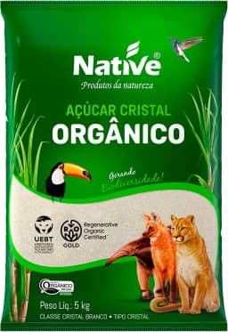 Açúcar Cristal Orgânico, Native 5 kg