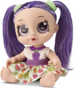 Bambola Boneca Baby Rainbow Frutinhas Uva 21cm