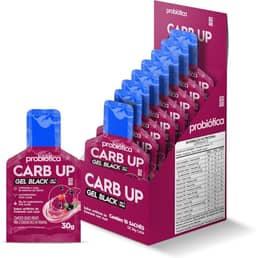 Probiótica Carb Up Gel Black Guaraná Com Açaí 10 Sachês 30G