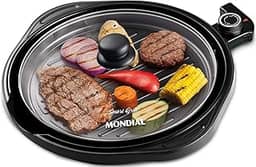 Grill Redondo Smart Grill 30cm, Mondial, Preto, 1200W, 110V - G-04