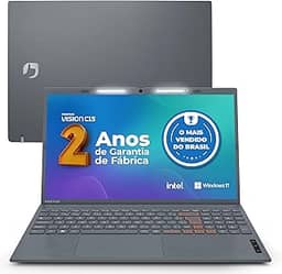 Notebook Positivo Vision C15 Lumina Bar Celeron, 4GB 128GB eMMC, Tela 15 polegadas HD Antirreflexo, Windows 11, Tecla Link, Cinza - 2 ANOS DE GARANTIA