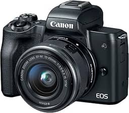 Câmera Digital Canon EOS M50 Mirrorless com Lente 15-45mm (Preto)