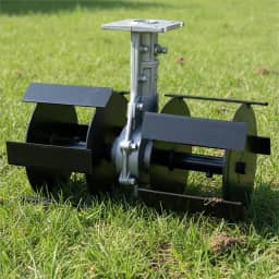 Enxada Rotativa Para Roçadeiras 360mm Tubos 26mm e 28mm Eixo Quadrado e Estriado (26mm Quadrada 5x5)