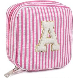 LETGO Presentes para meninas adolescentes - bolsa de maquiagem rosa para melhores amigas, presentes de aniversário para professores, presentes de casamento, presentes de dama de honra, presentes para