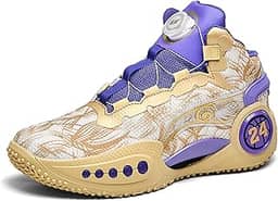 Tênis de basquete masculino antiderrapante e resistente ao desgaste, tênis de corrida com design grafite