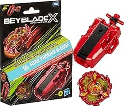 Pião e lançador Beyblade X Soar Phoenix 9-60GF - Kit premium com pião de giro à direita