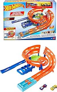 Hot Wheels Action Pista de Brinquedo Circuito Giro Veloz para crianças a partir de 4 anos