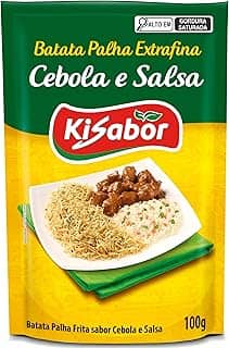 KiSabor, Batata Palha Extra Fina Cebola & Salsa, 100 Gramas