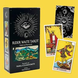 O Tradicional Tarot Rider Waite para iniciantes Português 78 cartas