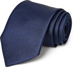 Gravata de cor sólida, gravata formal para homens, preta