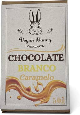 Chocolate Branco caramelo 50g - Bean to bar - Vegano