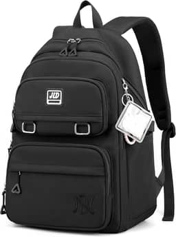 Mochila feminina bolsa escolar impermeável bolsa notebook 15,6 polegadas mochilas casual grande nylon