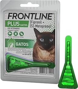 Frontline Antipulgas e Carrapatos Plus para Gatos, verde, Tamanho único
