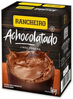Chocolate em Pó Rancheiro 1kg – Ideal para Máquinas de Bebidas, Cremoso, Pronto para Uso, Rendimento Profissional