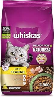 whiskas Ração Whiskas Melhor Por Natureza Frango Gatos Adultos 900G