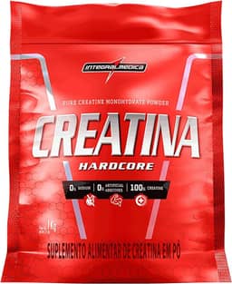 Integralmedica Creatina Hardcore - Pura Creatina Monohidratada em Pó - Suplemento para Ganho de Massa Muscular, Força e Resistência - Pouch 1kg