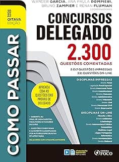 Concursos Delegado: 2.300 questões comentadas (Como Passar)