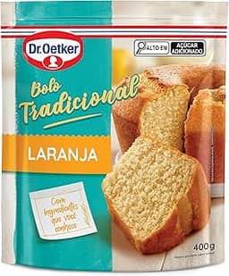 Dr.Oetker Dr. Oetker Bolo Tradicional Sabor Laranja Fácil Preparo Mistura Pronta Para Massa Sobremesa Fofinha E Saborosa 400G