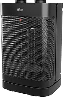 WAP Aquecedor de Ar Elétrico Portátil AIR HEAT CERAMIC, 3 em 1, com 2 Níveis de Aquecimento e Oscilação, 1500W 127V