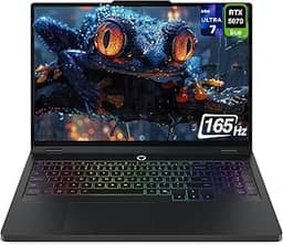 Lenovo Laptop para jogos Legion Pro 5, Intel Ultra 7-255HX, 32 GB DDR5 RAM, SSD PCIe de 2 TB, tela WQXGA de 16 polegadas (2560 x 1600) 165 Hz, Nvidia G-Force RTX 5070, retroiluminação RGB de 24 zonas