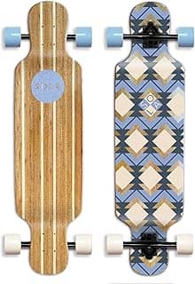 Skate Longboard Completo Design Gráfico Premium Bambu SOLA – 91,44 a 96,52 cm