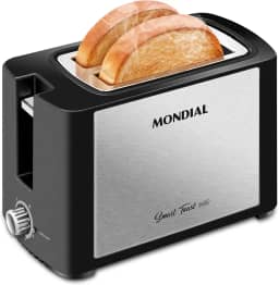 MONDIAL Tostador de Pães Smart Toast, Preto/Inox, 800W, 220V - T-13