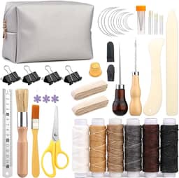 49 peças de ferramentas manuais de encadernação para iniciantes, suprimentos de encadernação com escova de fita de papel e régua de aço para artesanato de encadernação DIY