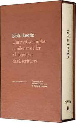 Bíblia Lectio, Nova Versão Internacional (NVI), tecido sobre capa dura