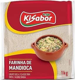 KiSabor Farinha De Mandioca Crua Fina Kisabor 1 Kilo