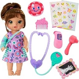 Baby Alive, Boneca, Better Now Bella - Cabelos Castanhos, Acessórios Inclusos, 30 cm - A partir de 3 Anos