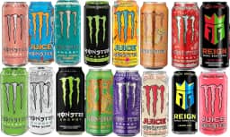 Kit Energético Sabores Variados, Mix de Bebidas Energéticas (18 Unidades)