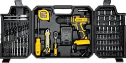 Vonder, Parafusadeira/Furadeira De Impacto A Bateria, 20 V, Fonte De Carregamento Bivolt Automática Com 78 Acessórios, Pfv 078.