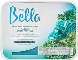 Cera Depilatória algas com Menta, Depil Bella, 1Kg