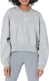 Blusa de moletom Adicolor Essentials Moletom com gola redonda, adidas Originals, Feminino